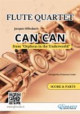 Flute Quartet "Can Can" score & parts (fixed-layout eBook, ePUB)