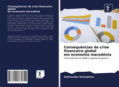 Consequências da crise financeira global em economia macedónia - Kostadinov, Aleksandar