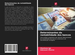 Cover Determinantes da rentabilidade dos bancos