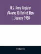 U.S. Army register (Volume II) Retired... - Bild 1