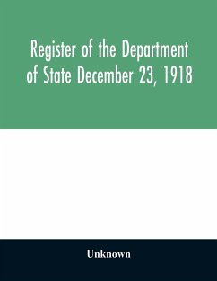 Register of the Department of State December 23, 1918 - Unknown