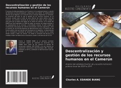 Descentralización y gestión de los recursos humanos en el Camerún - Edande Biang, Charles A.