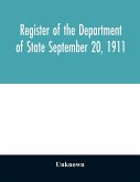 Register of the Department of State September 20, 1911