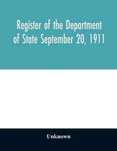 Register of the Department of State September 20, 1911 - Unknown