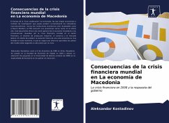 Consecuencias de la crisis financiera mundial en La economía de Macedonia - Kostadinov, Aleksandar