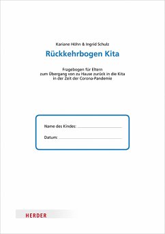 Rückkehrbogen Kita (eBook, PDF) - Höhn, Kariane; Schulz, Ingrid Elisabeth