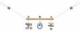 Selecta 64016 - bellybutton, Sternchenwagenkette, Kinderwagenkette, Holz, 63 cm