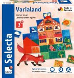 Selecta 63021 - Varialand, Legespiel, Holz, 80-teilig