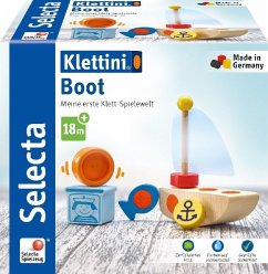 Selecta 62078 - Klettini® Boot, Klett-Stapelspielzeug, Holz, 6-teilig