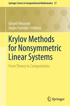 Krylov Methods for Nonsymmetric Linear Systems - Meurant, Gérard;Duintjer Tebbens, Jurjen