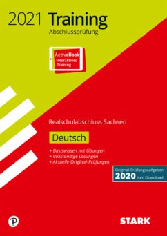 Cover STARK Training Abschlussprüfung Realschulabschluss 2021 - Deutsch - Sachsen,