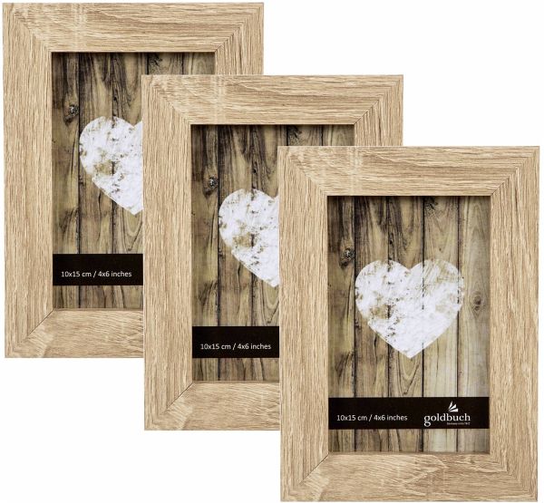 3x1 Goldbuch Dream natur 10x15 Holz MDF Portraitrahmen 920562 3x1 Goldbuch Dream natur 10x15 Holz MDF Portraitrahmen 920562