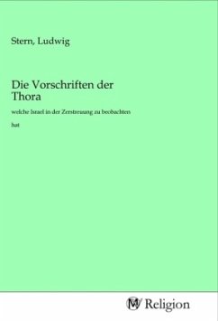 Cover Die Vorschriften der Thora