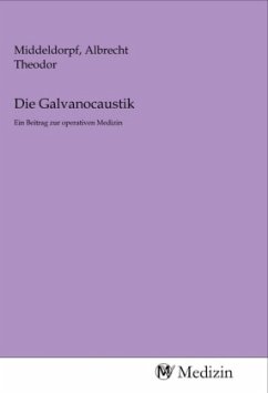 Cover Die Galvanocaustik