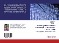 Green synthesis of rare earth doped ZrO2 NPs and its applications