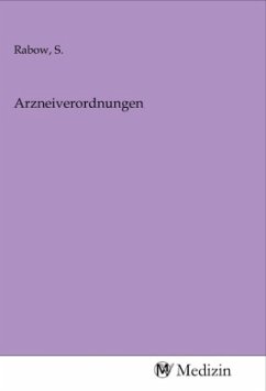 Cover Arzneiverordnungen