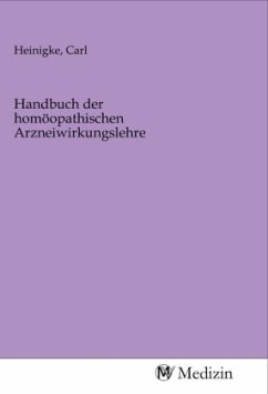 Cover Handbuch der homöopathischen Arzneiwirkungslehre