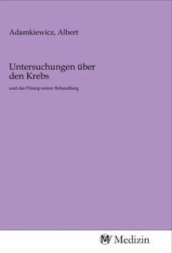 Cover Untersuchungen über den Krebs