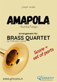 Amapola - Brass Quartet score & parts (fixed-layout eBook, ePUB)