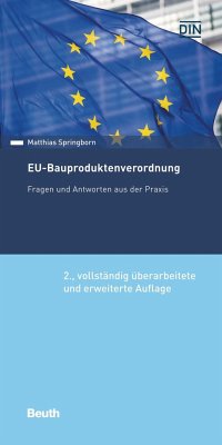 EU-Bauproduktenverordnung - Springborn, Matthias