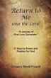 Return to Me Says the Lord (eBook, ePUB) - Bild 1