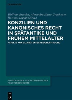 Cover Konzilien und kanonisches Recht in Spätantike und frühem Mittelalter (eBook, PDF)