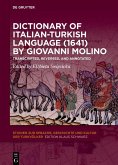 Dictionary of Italian-Turkish Language (1641) by Giovanni Molino (eBook, PDF)