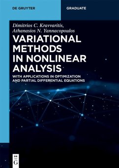 Variational Methods in Nonlinear Analysis (eBook, PDF) - Kravvaritis, Dimitrios C.; Yannacopoulos, Athanasios N.