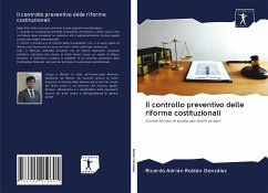 Il controllo preventivo delle riforme costituzionali - Roldán González, Ricardo Adrián