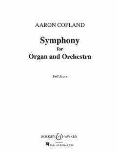 Symphony for Organ and Orchestra: Full Score
