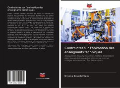 Cover Contraintes sur l'animation des enseignants techniques