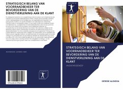 STRATEGISCH BELANG VAN VOORRAADBEHEER TER BEVORDERING VAN DE DIENSTVERLENING AAN DE KLANT Cover STRATEGISCH BELANG VAN VOORRAADBEHEER TER BEVORDERING VAN DE DIENSTVERLENING AAN DE KLANT