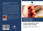 Trocknungskinetik von Bixa orellana Labil (annatto)