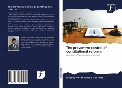 The preventive control of constitutional reforms - Roldán González, Ricardo Adrián
