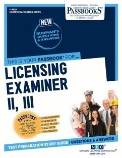 Licensing Examiner II, III (C-4829): Passbooks Study Guide Volume 4829 - National Learning Corporation