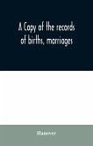 A copy of the records of births, marriages, and deaths and of intentions of marriage of the Town of Hanover, Mass., 1727-1857