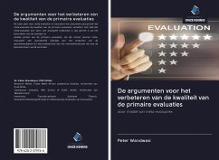 De argumenten voor het verbeteren van de kwaliteit van de primaire evaluaties - Wandwasi, Peter