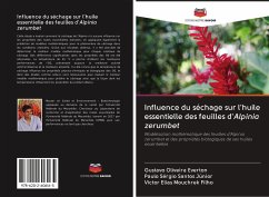 Cover Influence du séchage sur l'huile essentielle des feuilles d'Alpinia zerumbet