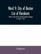 Ward 9; City of Boston; List of... - Bild 1