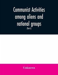 Communist activities among aliens and national groups. Hearings before the Subcommittee on Immigration and Naturalization of the Committee on the Judiciary, United States Senate, Eighty-first Congress, first session, on S. 1832, a bill to amend the Immigr - Unknown