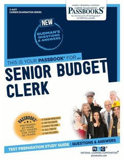 Senior Budget Clerk (C-4477): Passbooks Study Guide Volume 4477 - National Learning Corporation
