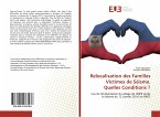 Relocalisation des Familles Victimes de Séisme. Quelles Conditions ? Relocalisation des Familles Victimes de Séisme. Quelles Conditions ?