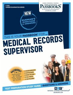Medical Records Supervisor (C-3731): Passbooks Study Guide Volume 3731 - National Learning Corporation