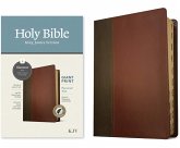 KJV Personal Size Giant Print Bible, Filament Enabled Edition (Leatherlike, Brown/Mahogany, Indexed)