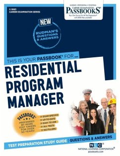 Residential Program Manager (C-3663): Passbooks Study Guide Volume 3663 - National Learning Corporation