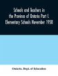 Schools and teachers in the Province of... - Bild 1