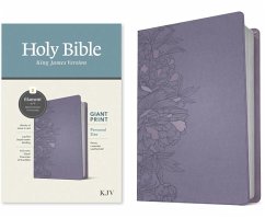 KJV Personal Size Giant Print Bible, Filament Enabled Edition (Leatherlike, Peony Lavender)