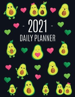 Avocado Daily Planner 2021 - Journals, Happy Oak Tree