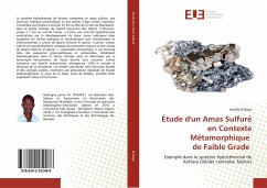 Étude d'un Amas Sulfuré en Contexte Métamorphique de Faible Grade - N'Diaye, Ismaïla