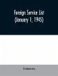 Foreign service list (January 1, 1945) - Bild 1